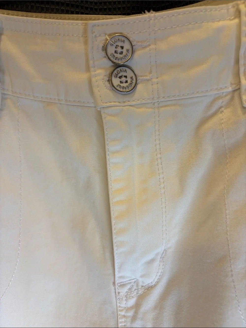 Gloria Vanderbilt White Slim Fit Men's Chinos